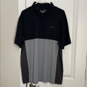 Under Armour Men's Polo Shirt in Black and Gray